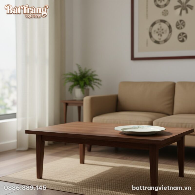 Chiếc đĩa sứ Bát Tràng họa tiết sen xanh tinh t... Chiếc đĩa sứ Bát Tràng họa tiết sen xanh tinh t...