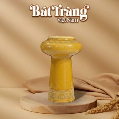 Lọ hoa men vàng nâu dáng BT-LHS43 - Ảnh đại diện