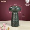 Kích thước Lọ hoa trụ men vân đá hoả biến xanh đen BT_LHS36