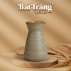 Lọ vuốt tay gốm mộc dáng chân váy miệng loe BT-LHS33 - Ảnh đại diện
