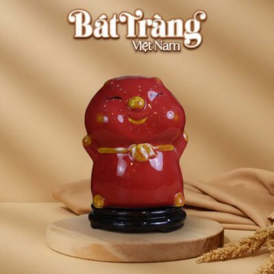 Ống tiết kiệm bé bánh bao má phính cute màu đỏ BT-HĐ15 - Ảnh đại diện