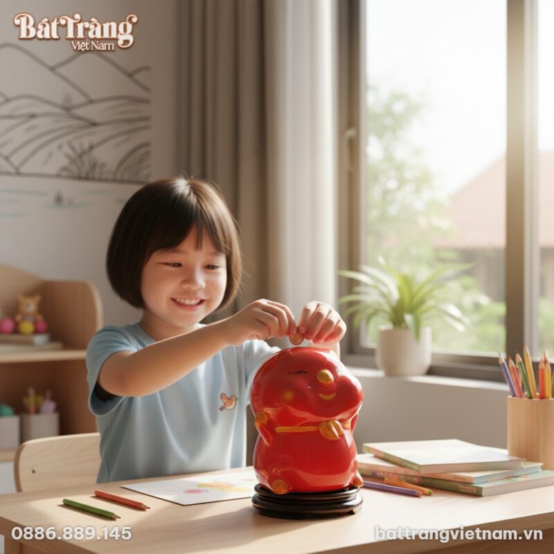 Một đứa trẻ Việt Nam đang mỉm cười đặt đồng xu ... Một đứa trẻ Việt Nam đang mỉm cười đặt đồng xu ...