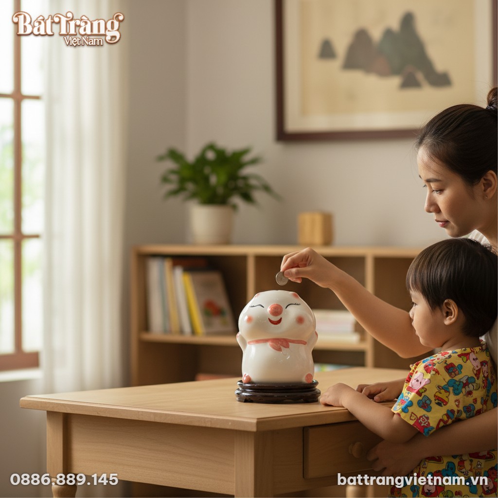 Một phụ huynh Việt Nam nhẹ nh&agrave;ng hướng dẫn đứa ...