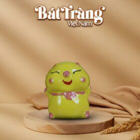 Ống tiết kiệm bé bánh bao má phính cute màu vàng BT-HĐ19