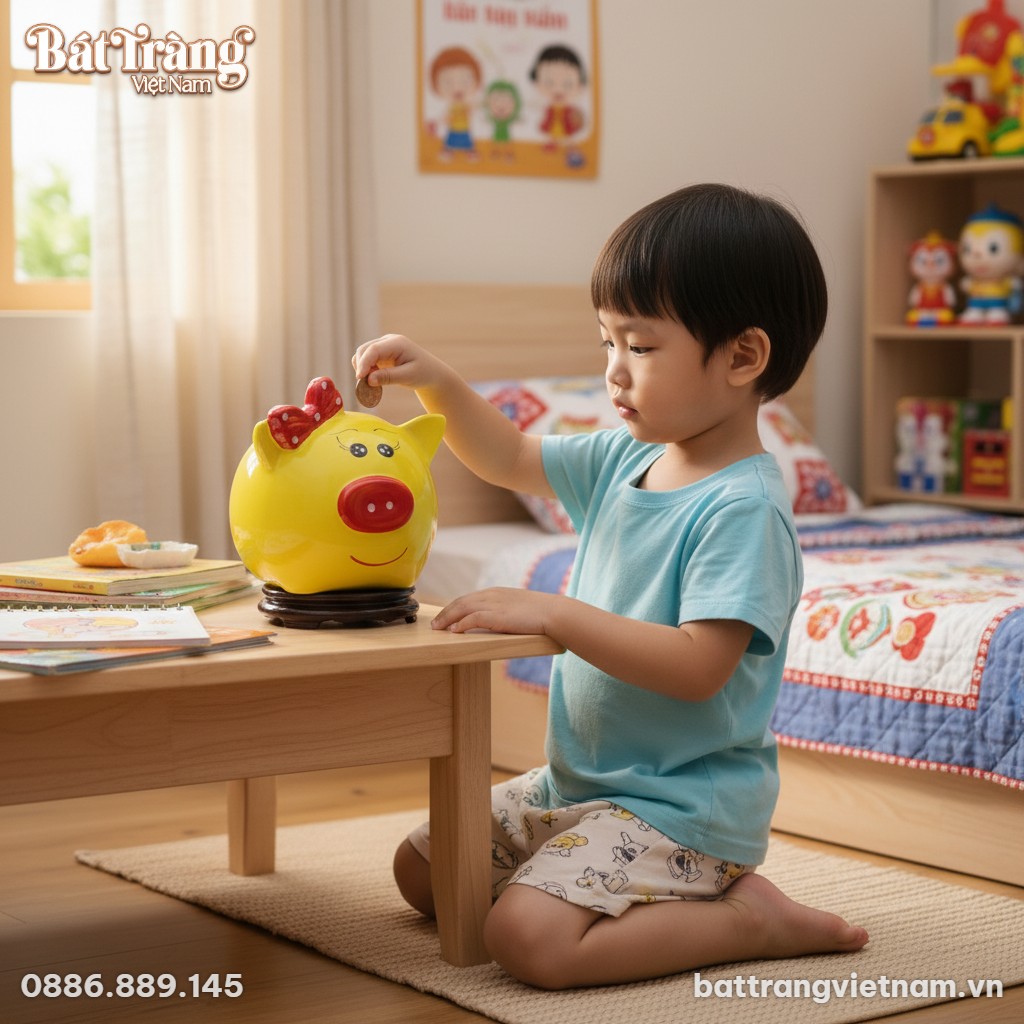 Cận cảnh ống heo v&agrave;ng BT_HĐ13 từ g&oacute;c hơi nghi&ecirc;n...