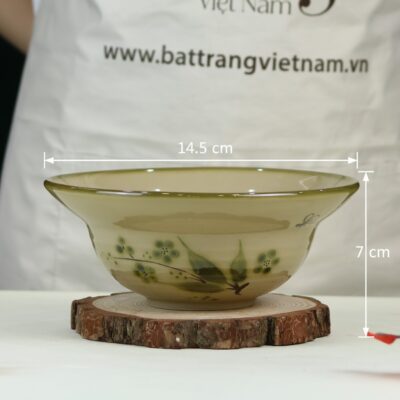 Kích thước Tô yêu kiểu nhật bộ bát đĩa chuồn trúc BT-BD96