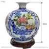 Kích thước Bình hút lộc tứ cảnh Cổ Đồ Sinh Phú Quý nền hoa gấm BT-BHL105
