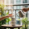 Một buổi sáng yên bình tại ban công chung cư Sà...