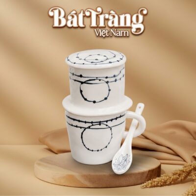 Bộ phin cafe kèm thìa hoạ tiết trừu tượng BT-LCF07 - Ảnh đại diện