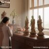 Bộ tượng Tây Phương Tam Thánh men ngọc đặt tran...