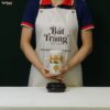 Ly Sứ Bát Tràng Pha Trà Kèm Lõi Lọc Vẽ Tay Họa Tiết Hoa Cúc Vàng - Chi tiết 1