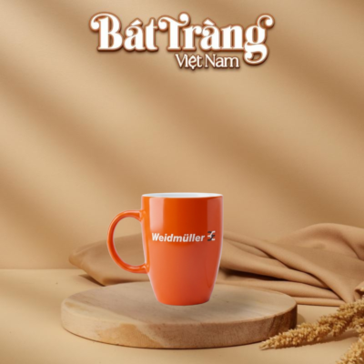 Ly sứ in logo cao quai C in logo lam quà tặng Bt-QT120