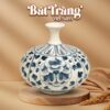 Bình hút lộc dáng dẹt men rạn hoạ tiết hoa phù dung vẽ tay BT-BHL115 - Ảnh đại diện