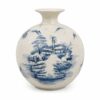 Bình Hút Lộc Men Rạn Cổ Vẽ Lam Họa Tiết Tùng Lâm Sơn Thủy BT-BHL116L11 - Chi tiết 1