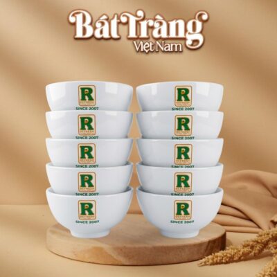 Bộ 10 chén sứ Bát Tràng in logo quà tặng BT-QT124 - Ảnh đại diện