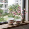Góc chụp nghệ thuật tối giản, một vài chiếc ché...