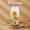 Lọ hoa dáng bom hoạ tiết hoa hướng dương in logo làm quà tặng BT-QT111 - Ảnh đại diện