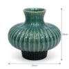Kích thước Lọ hoa dáng lồng đèn men hoả biến thiên thanh BT-LH117