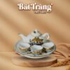 Bộ ấm chén thờ 3 ly cao cấp hoạ tiết quả đào men bạch ngọc hoàng kim BT-ĐT161 - Ảnh đại diện