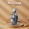 Lọ hoa thờ cao cấp hoạ tiết công đào vẽ vàng men bạch ngọc hoàng kim BT-ĐT166 - Ảnh đại diện