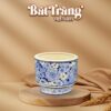 Ang cắm hoa dáng trụ có đế men lam hoạ tiết hoa vẽ tay BT-LH126 - Ảnh đại diện