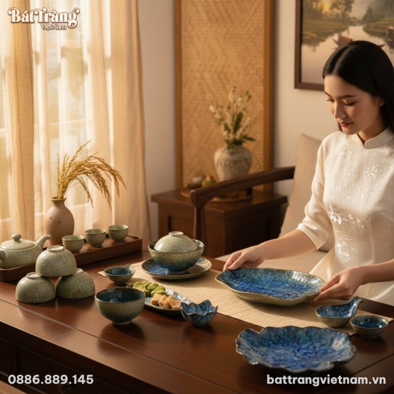 Một người phụ nữ Việt Nam thanh lịch nhẹ nhàng ...