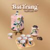 Bộ bình nước dáng quả đu đủ hũ trà men loang đỏ hoạ tiết cây lá BT-BN20 - Ảnh đại diện