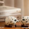 Tượng Gốm Sứ Voi Con Ngộ Nghĩnh Chấm Bi (hoặc Hoa Nhỏ) - Chi tiết 3
