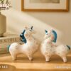 Tượng Ngựa Gốm Sứ Bát Tràng Dáng Thấp Trang Trí - Chi tiết 4