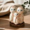 Tượng Tam Niệm Gốm Sứ Bát Tràng Bình An BT-TG12 - Chi tiết 4