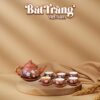 Bộ ấm chén gốm tử sa vẽ hoa đào trắng Bát Tràng BT-AC91 - Ảnh đại diện