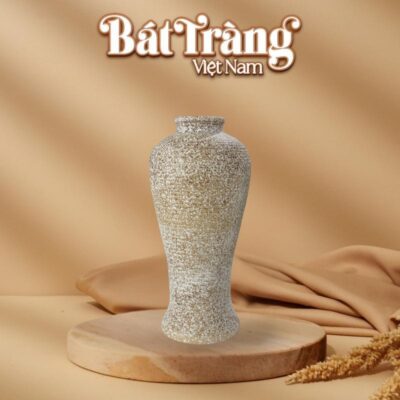 Lọ hoa dáng chân đèn cao men wasabi nâu cao 40cm BT-LH146 - Ảnh đại diện