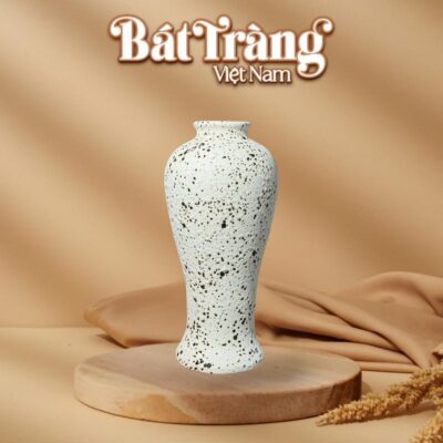 Lọ hoa dáng chân đèn cao men wasabi trắng cao 40cm BT-LH147 - Ảnh đại diện