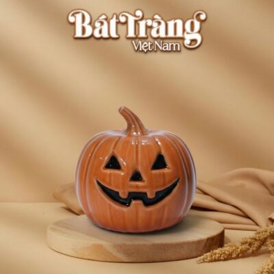 Ống tiết kiệm hình bí ngô cười halloween dễ thương BT-HĐ27 - Ảnh đại diện