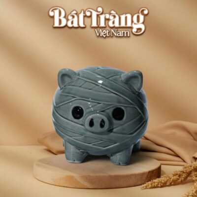Ống tiết kiệm hình heo xác ướp halloween dễ thương BT-HĐ29 - Ảnh đại diện