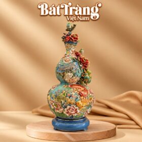 Bình Hồ lô gốm Bát Tràng
