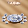 Bộ bát đĩa hoa mặt trời 16 chi tiết men lam hoạ tiết hoa sen cổ BT-BD158 - Ảnh đại diện